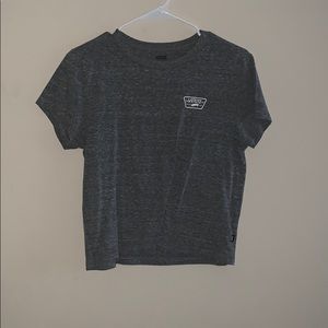 grey vans logo t-shirt